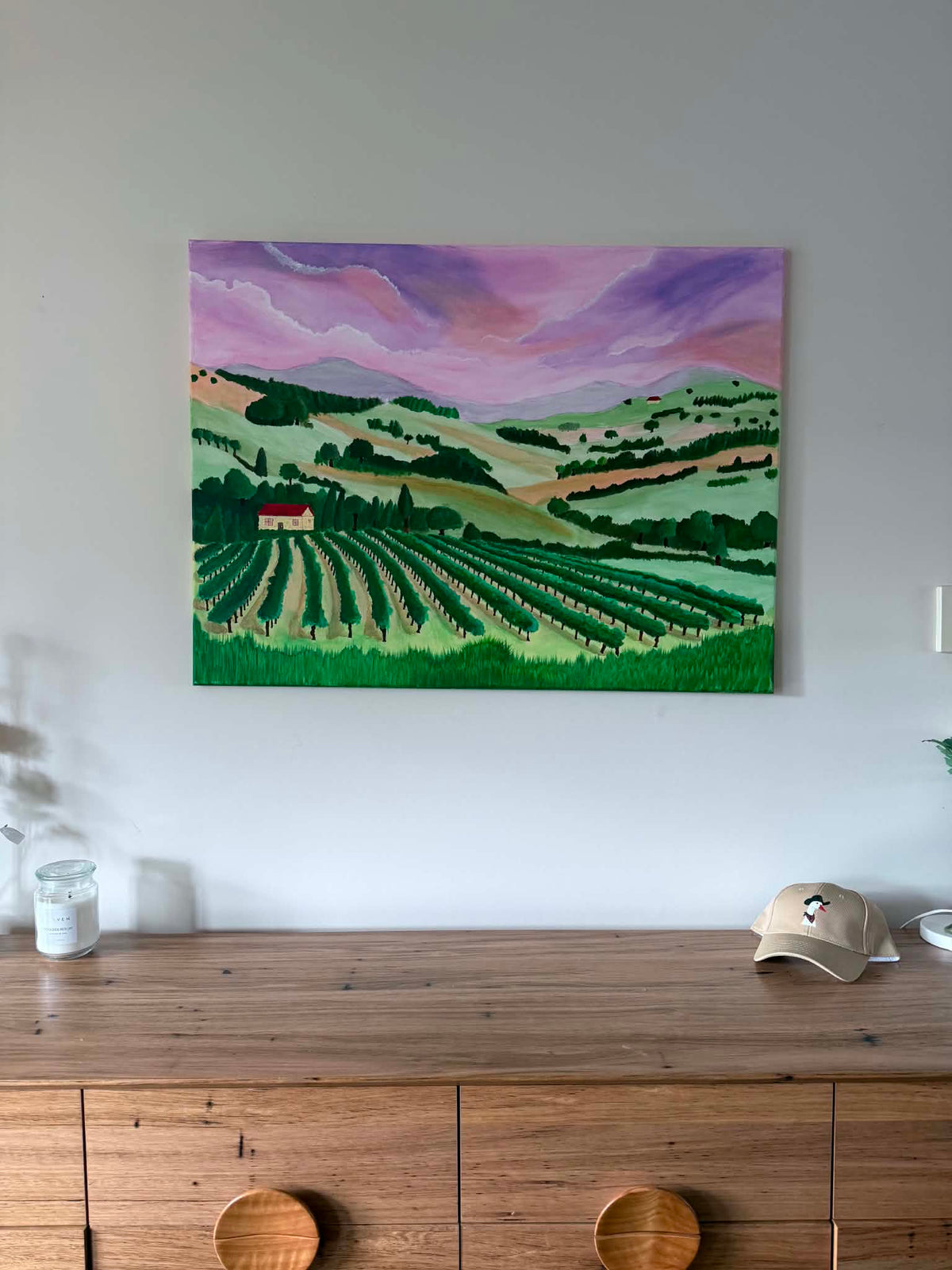 Adelaide Hills Landscape — Original Canvas Painting