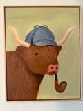Sirloin Holmes — Original Canvas Painting