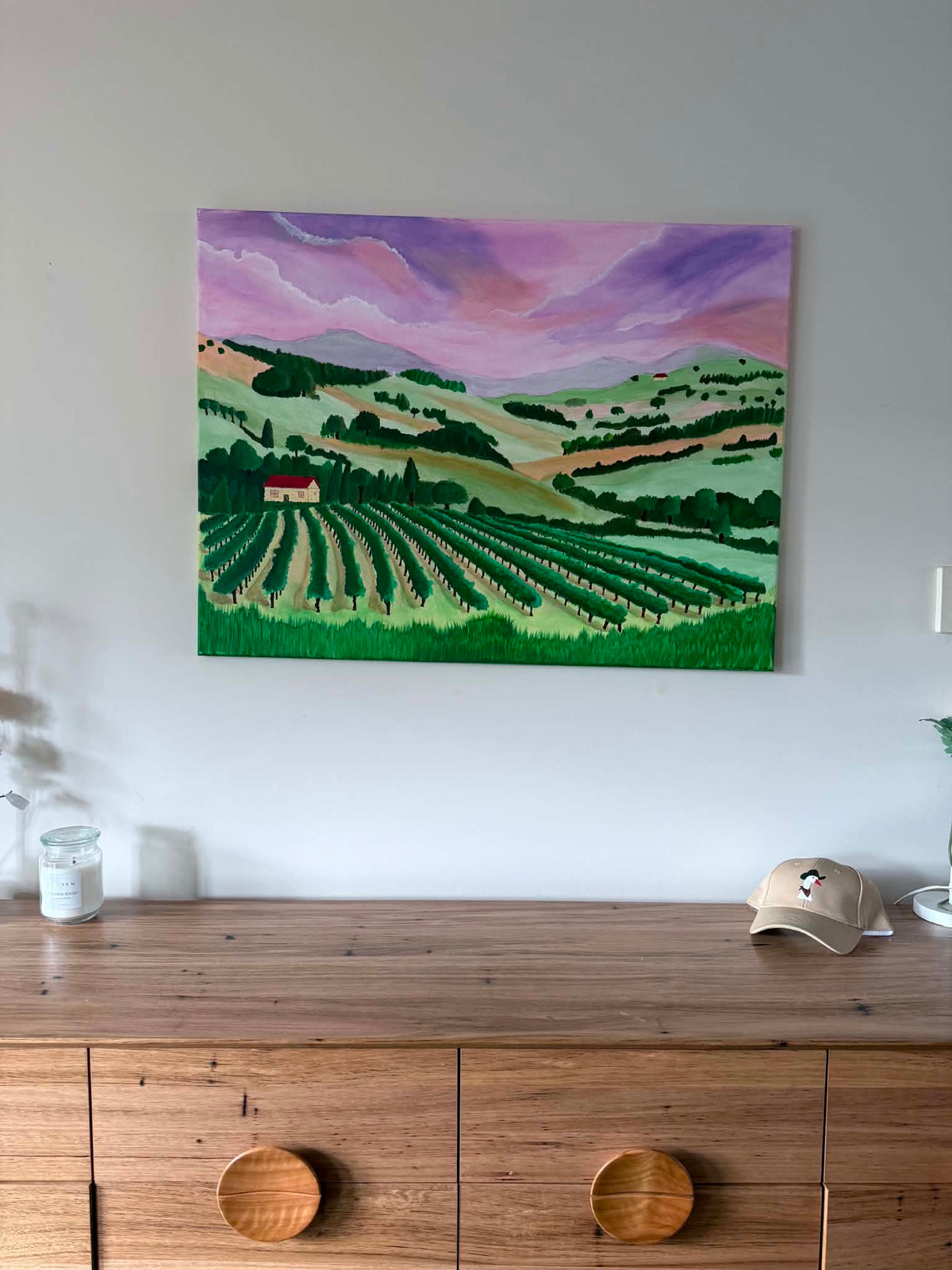 Adelaide Hills Landscape — Original Canvas Painting